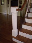 Craftsman Style Staircase in Custom Home